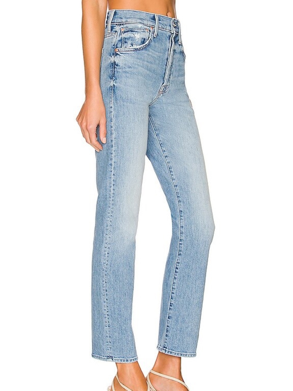 Mother High Waisted Hiker Hover in Slay It With Flowers